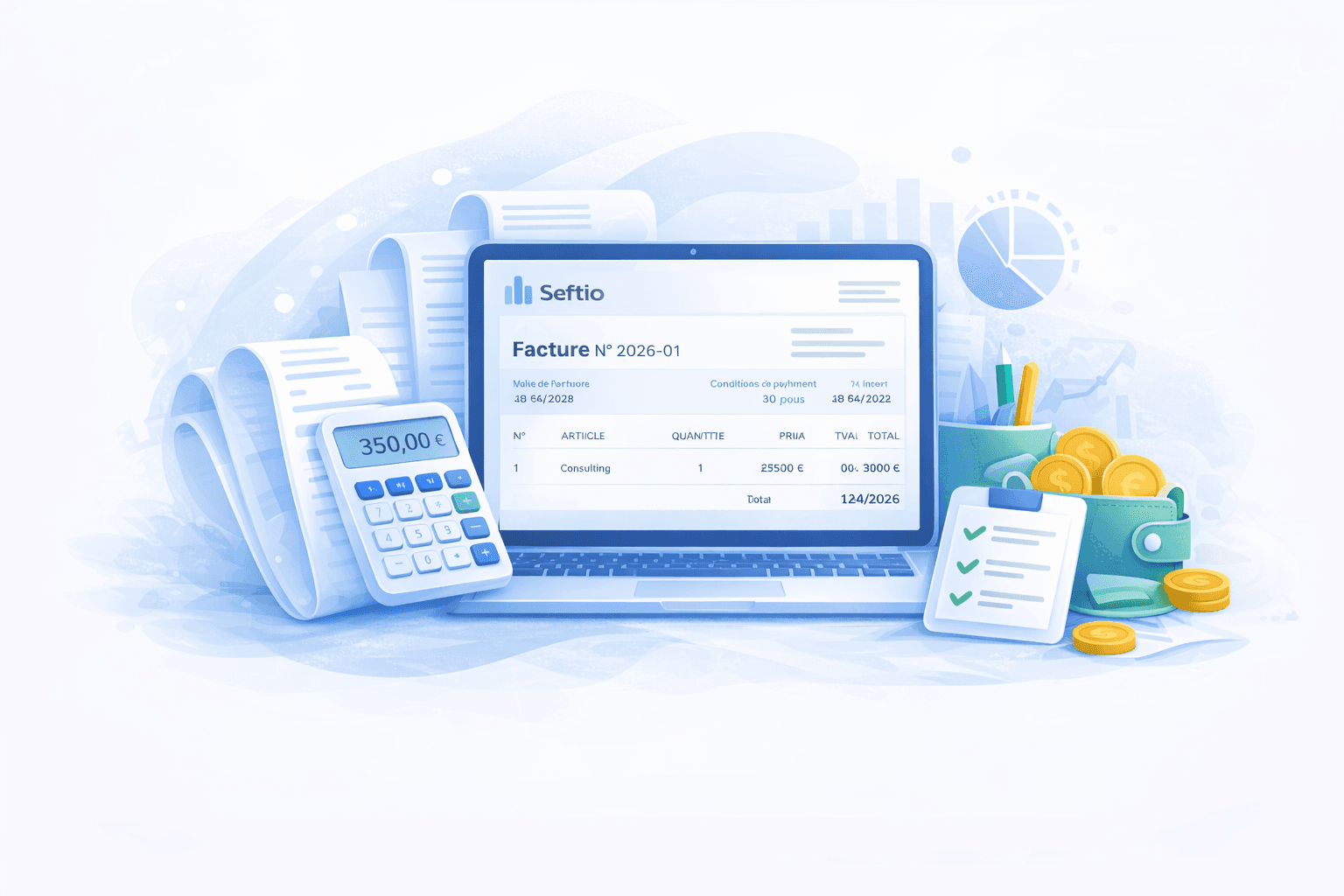 Facture auto-entrepreneur 2026 : toutes les mentions obligatoires