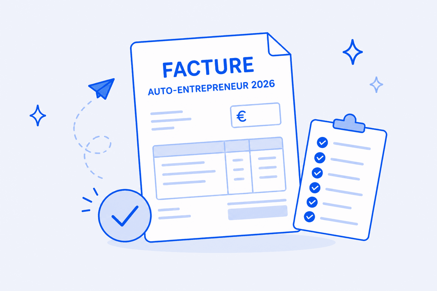 Facture auto-entrepreneur 2026 : toutes les mentions obligatoires